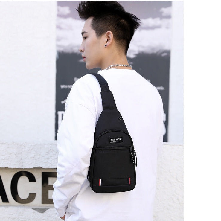 Sling Bag for Men with USB Plug & Port