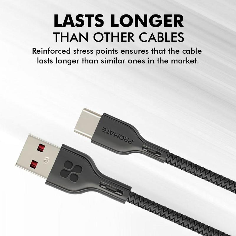 PowerBeam-25C Anti-Tangle High Tensile Strength USB-C Cable 25 Centimeter