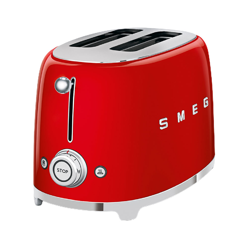 Smeg Retro Stainless Steel Pop up 2 Slice Toaster