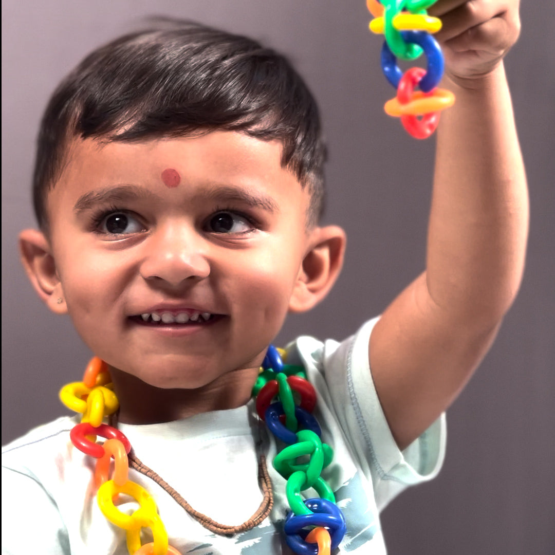 💫Chain Links game For Kids(100 Colorful Pcs)🎨