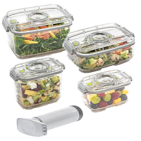 Food Store Vacuum Canisters - (Pack Of 4)