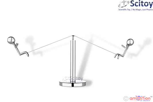 Stainless steel Balancing See-Saw Table Top for Meditation, Entertainment, Office - Home decorations and Gift.