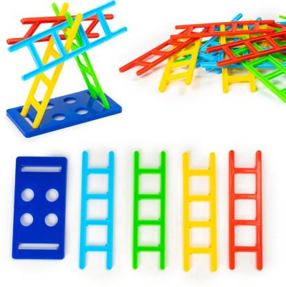 ✨Ladders Balancing Game ||Stacking & Balancing Skill Game ||🔥18 Pcs Toys Set💥