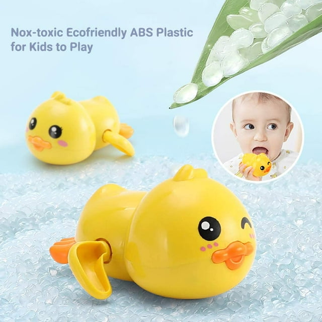 Floating Wind-up Ducks bath Toys for little kids