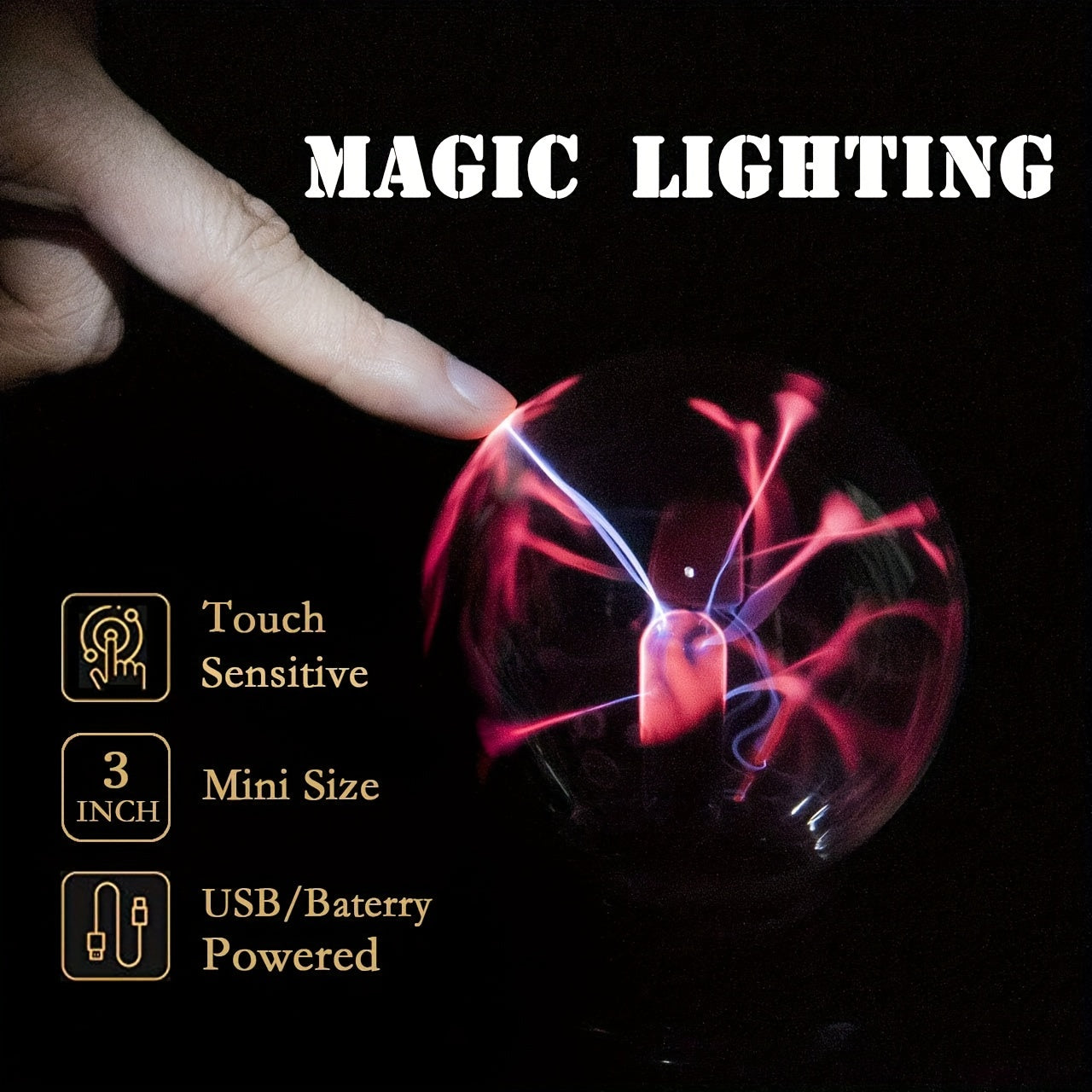 Touch of Wonder Plasma Lamp