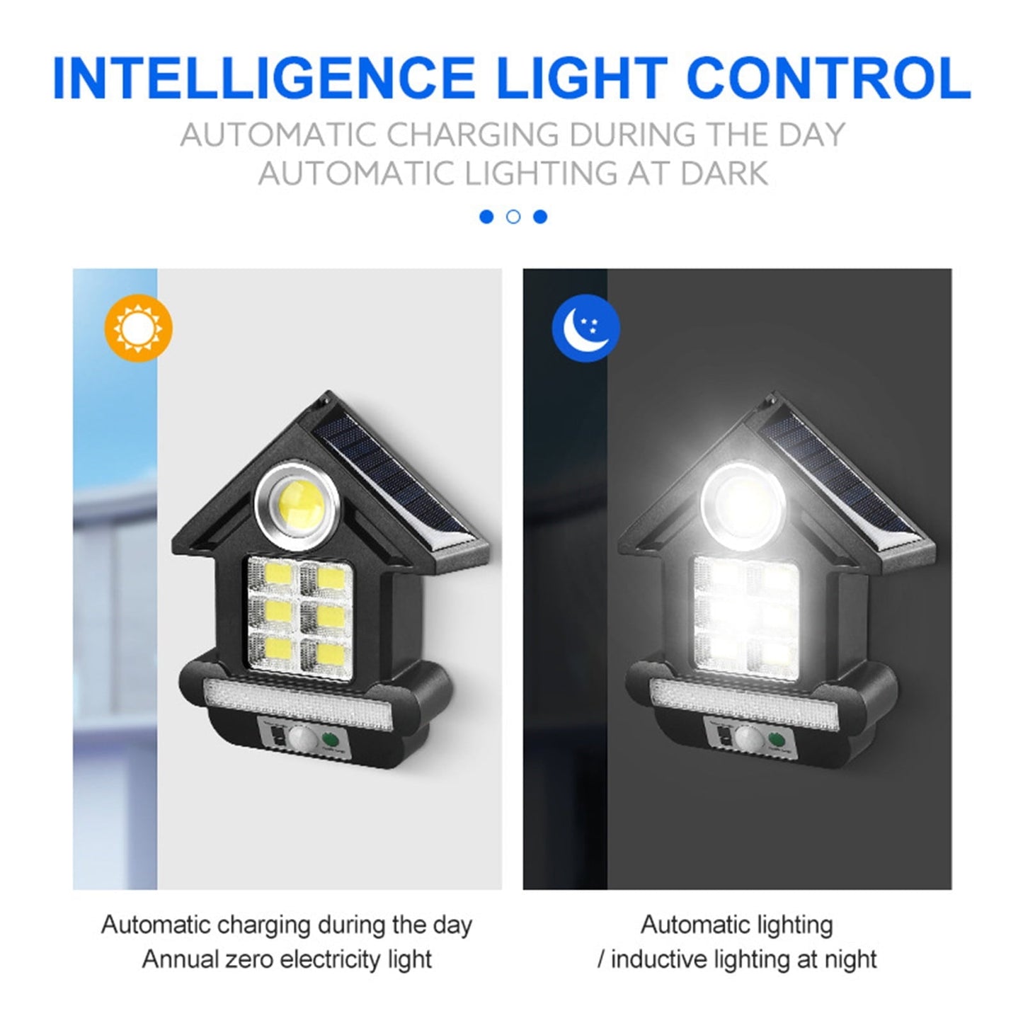 Solar Street Light for Wall Induction with Remote Control