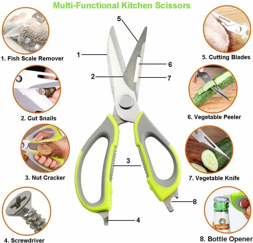 11 IN 1 MULTIPURPOSE SCISSORS ( BUY ONE GET ONE FREE )