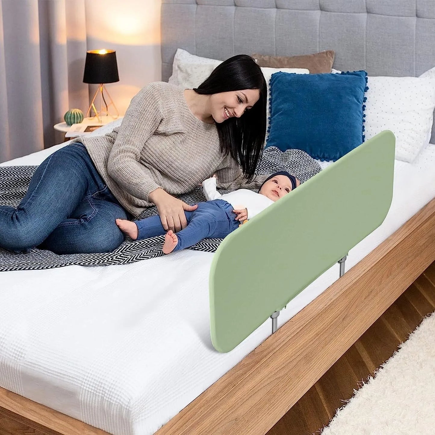 Foldable Baby Bed Rail For Kids Safety