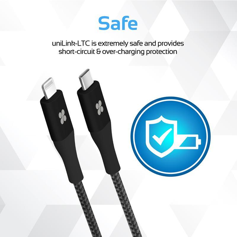 UniLink-LTC USB Type-C™ OTG Cable with Lightning Connector